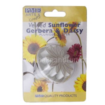 Veined Sunflower, Daisy and Gerbera Plunger Cutter 4,5cm - Knightsbridge PME