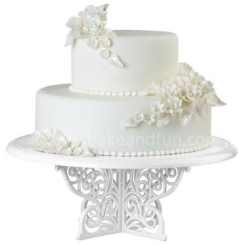 Wilton Fancy Scrolls Cake Stand - 30cm (12 inches) - Wilton