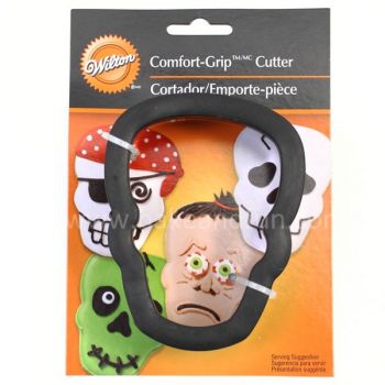 Wilton Skull Comfort Grip Cookie Cutter - Wilton